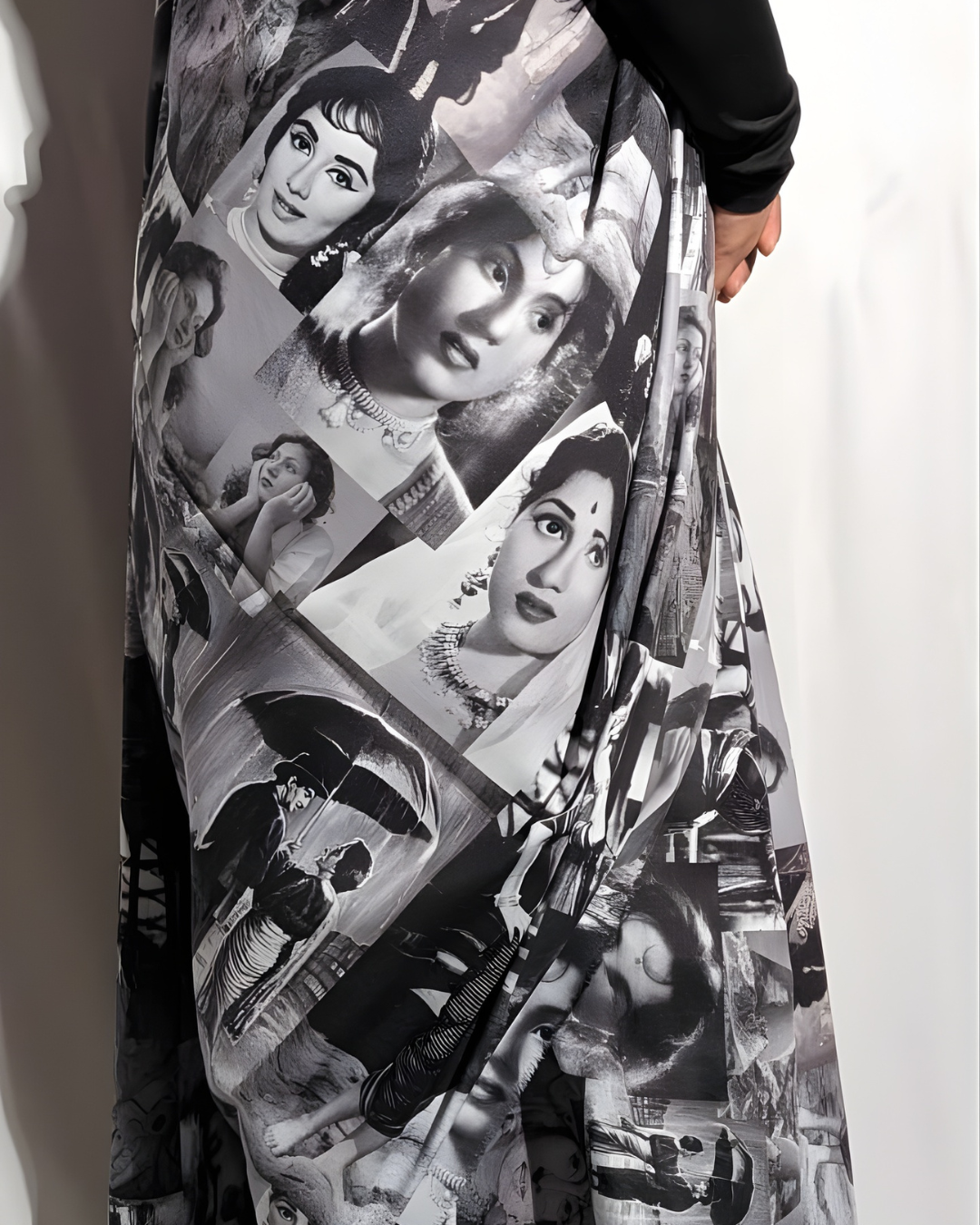Vintage Cinema Cotton Saree