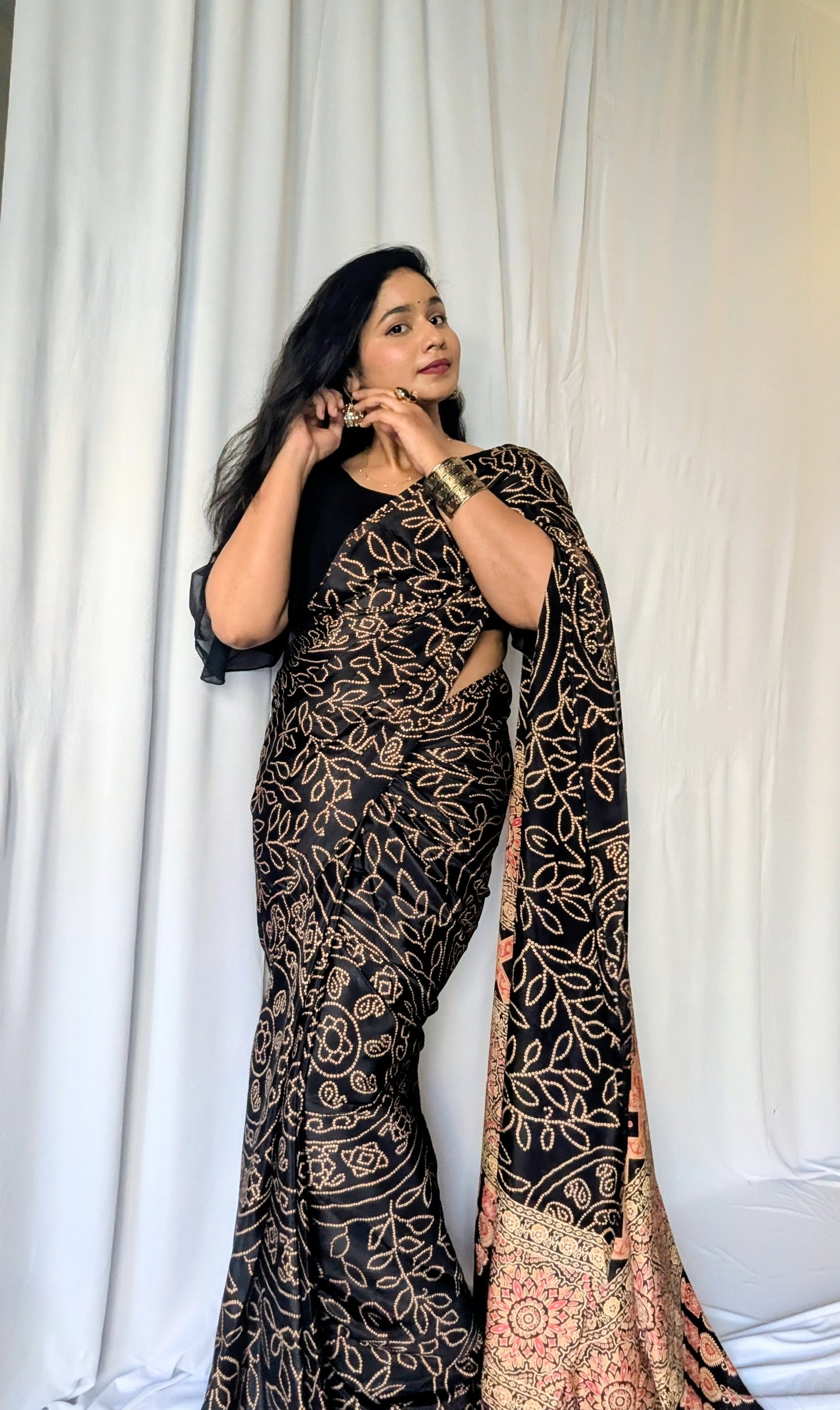 Shahi Ajrakh Saree