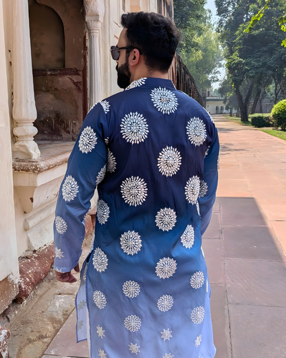 Midnight Bloom Kurta set