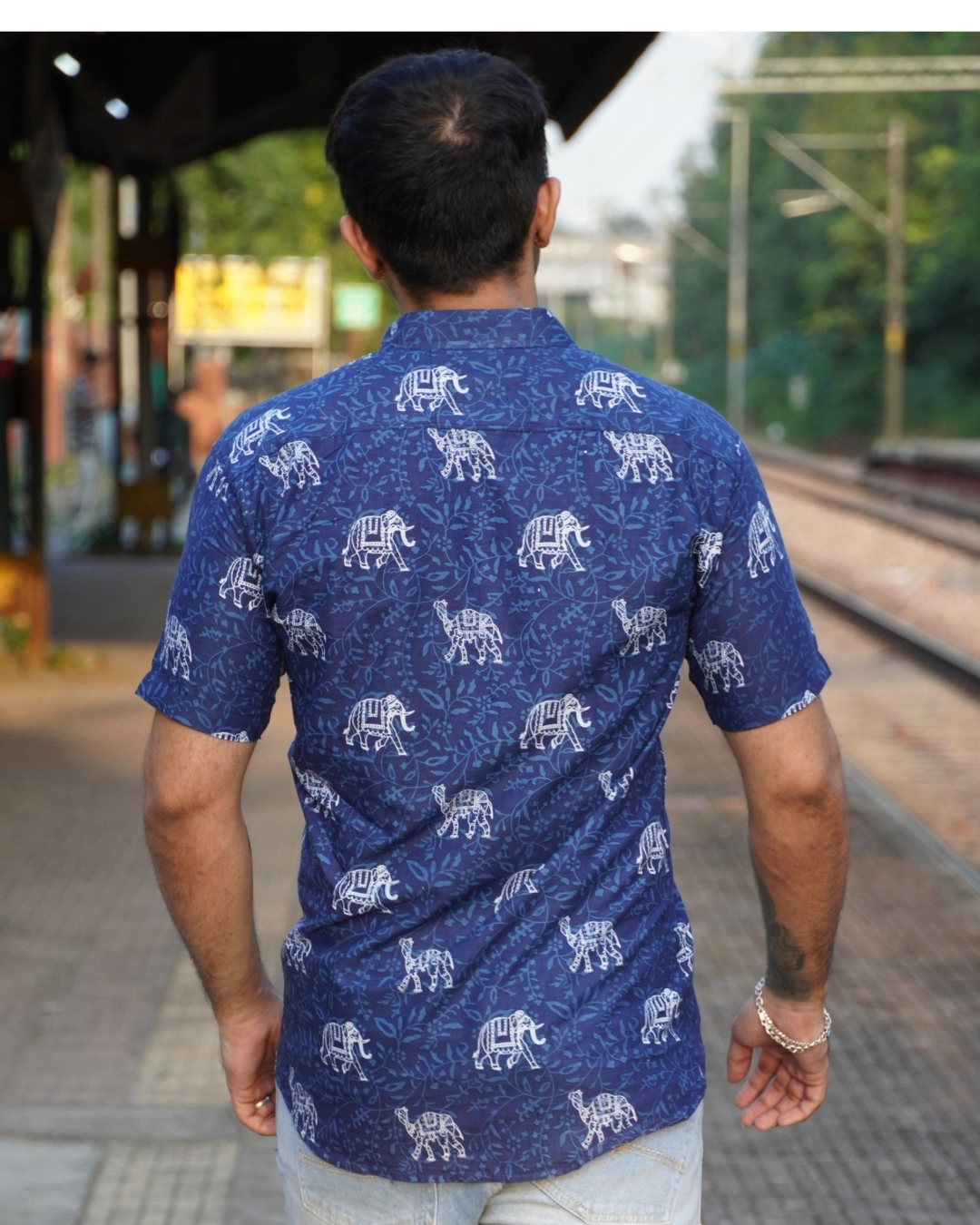Blue Musafir Shirt