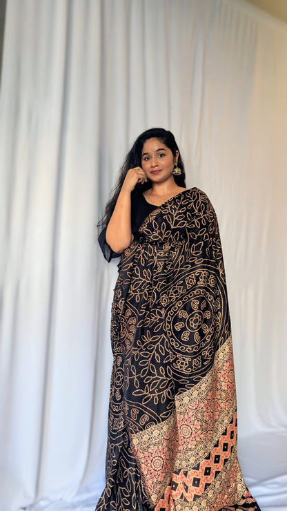Shahi Ajrakh Saree